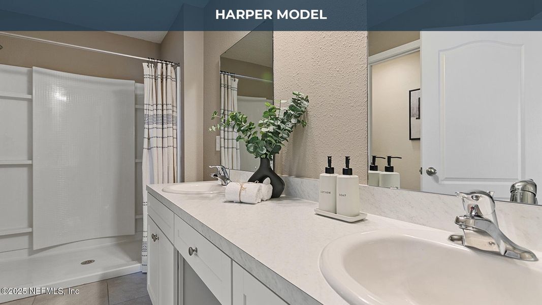 Furnished interior view inside a new home in Bridgewater, St. Augustine (Image 14).