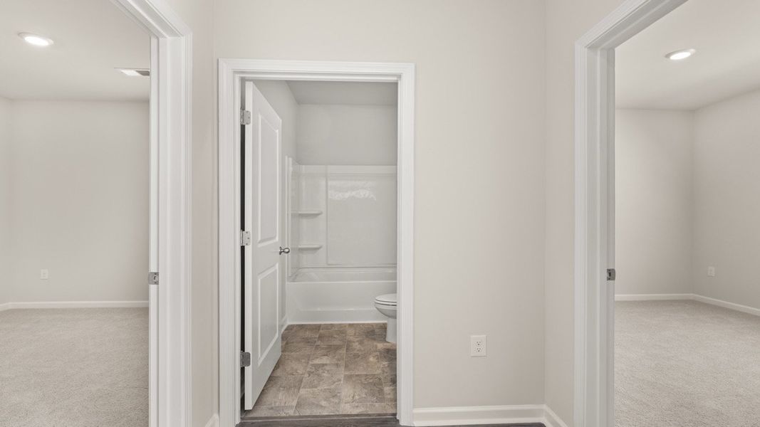 Spacious, unfurnished interior of a new home in Byrd Village, Graniteville (Image 18).