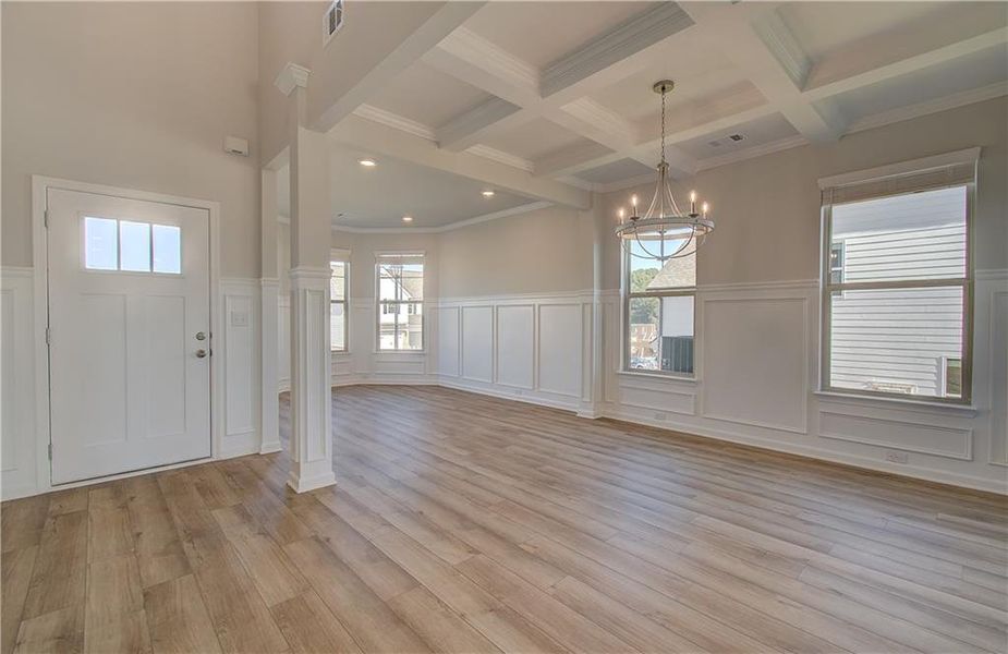 Spacious, unfurnished interior of a new home in Grandview at Millers Mill, Stockbridge (Image 19). Spacious, unfurnished interior of a new home in Grandview at Millers Mill, Stockbridge (Image 19).