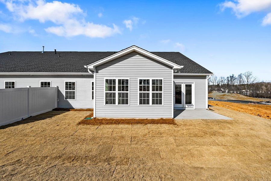 Exterior details and patio area of a home in Fieldstone, Lexington (Image 3).