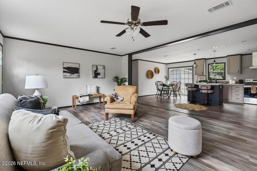 Furnished interior view inside a new home in , Callahan (Image 9).