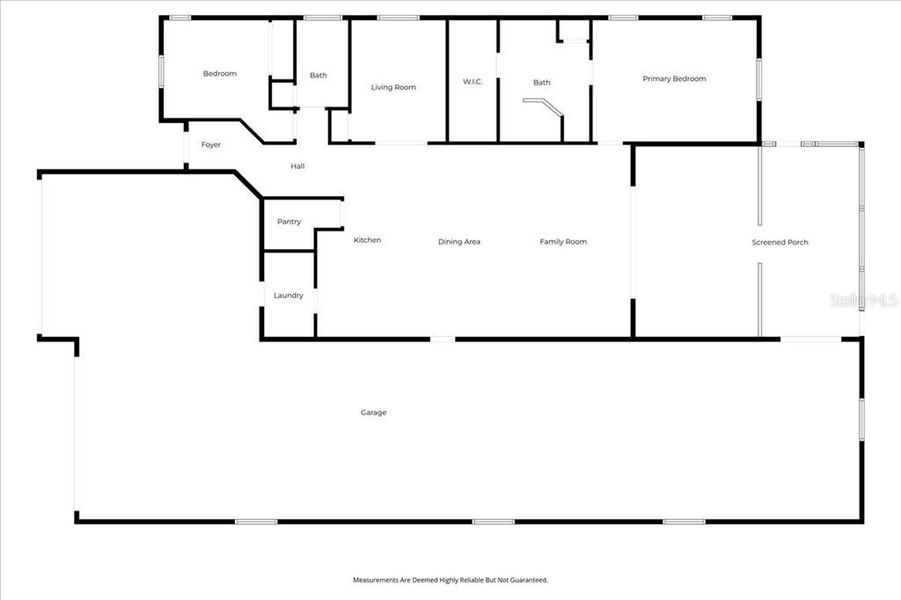 2D floor plan layout of this home in , Polk City, FL (Image 5).