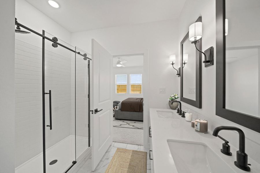 Serene primary suite (*Photo not of actual home and used for illustration purposes only.)