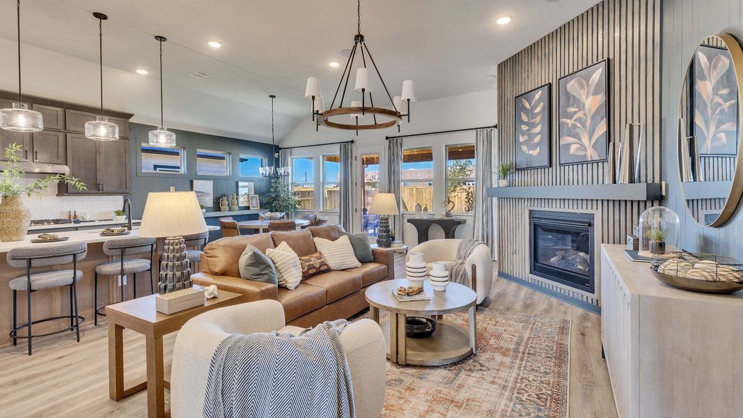 Representative furnished interior of a home built from the Palm by DRB Homes in Oaks at San Gabriel, Georgetown (Image 15).
