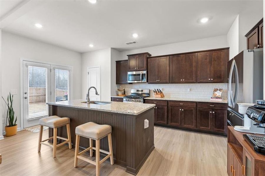 Furnished interior view inside a new home in , Dawsonville (Image 36).
