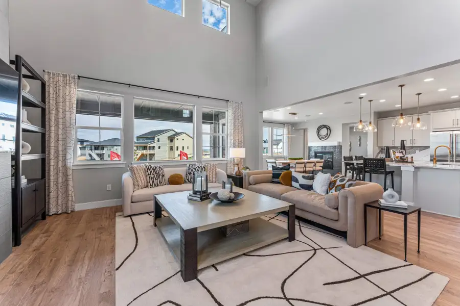 Furnished interior view inside a new home in Macanta, Castle Rock (Image 12).