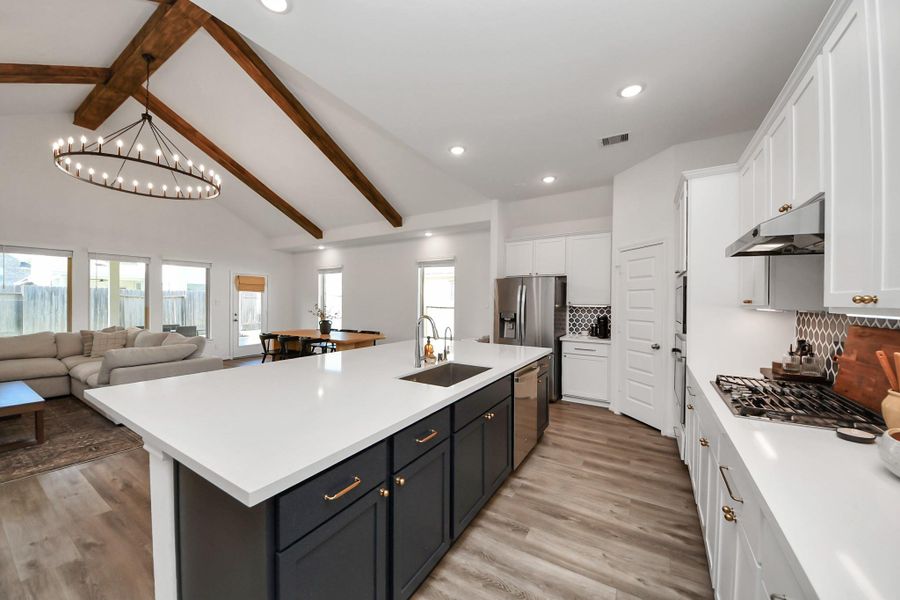 Furnished interior view inside a new home in Kings Mill, Kingwood (Image 12).
