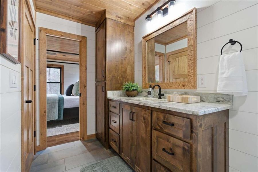 Furnished interior view inside a new home in , Blue Ridge (Image 37).