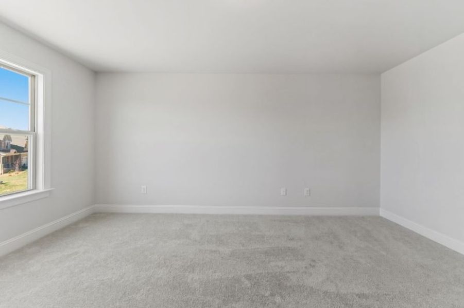 Representative unfurnished interior of a home built from the Hampton by Keystone Homes NC in Preserve at Carriage Cove, Oak Ridge (Image 94).