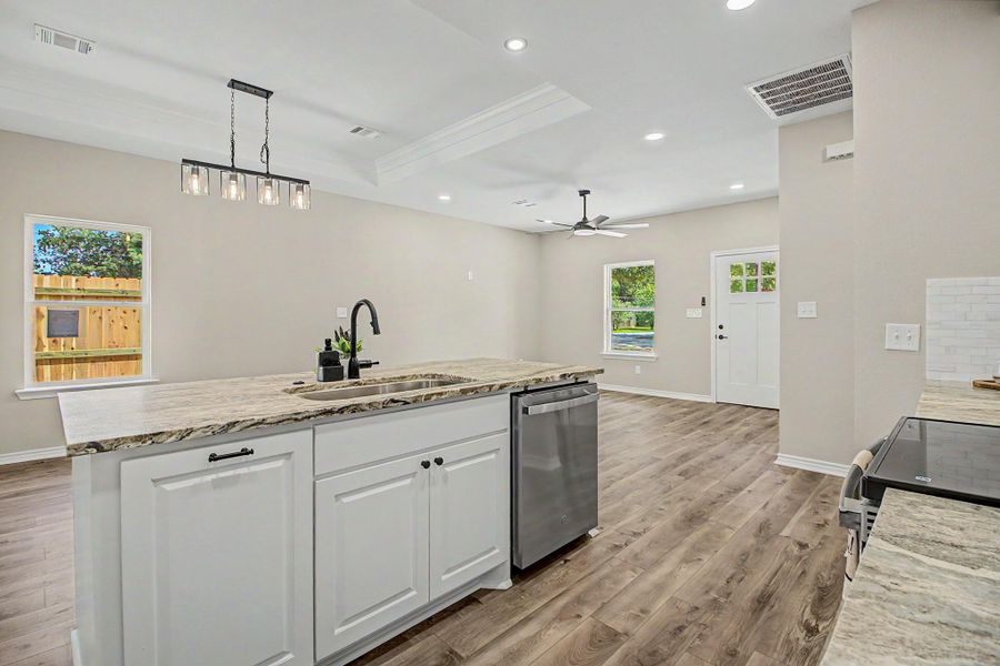 Furnished interior view inside a new home in , Hearne (Image 6). Furnished interior view inside a new home in , Hearne (Image 6).