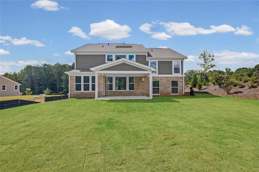 Exterior details and patio area of a home in Woodberry, Canton (Image 3).