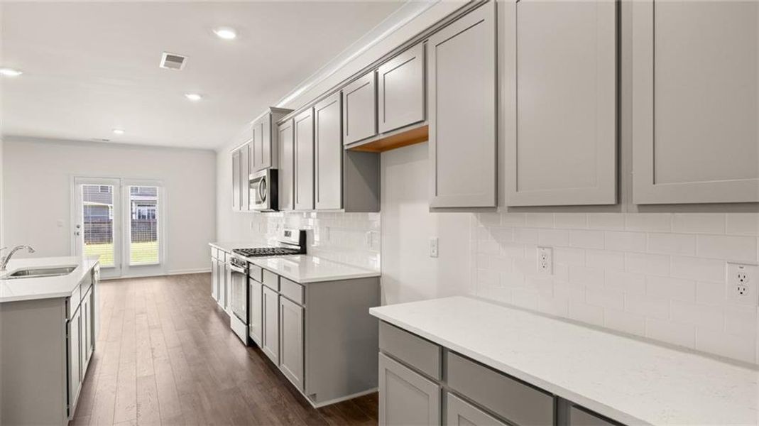 Furnished interior view inside a new home in Bridle Creek, Locust Grove (Image 4).