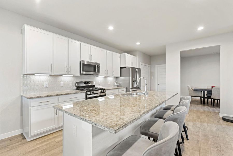 Furnished interior view inside a new home in Edgewood Village, Houston (Image 17). Furnished interior view inside a new home in Edgewood Village, Houston (Image 17).