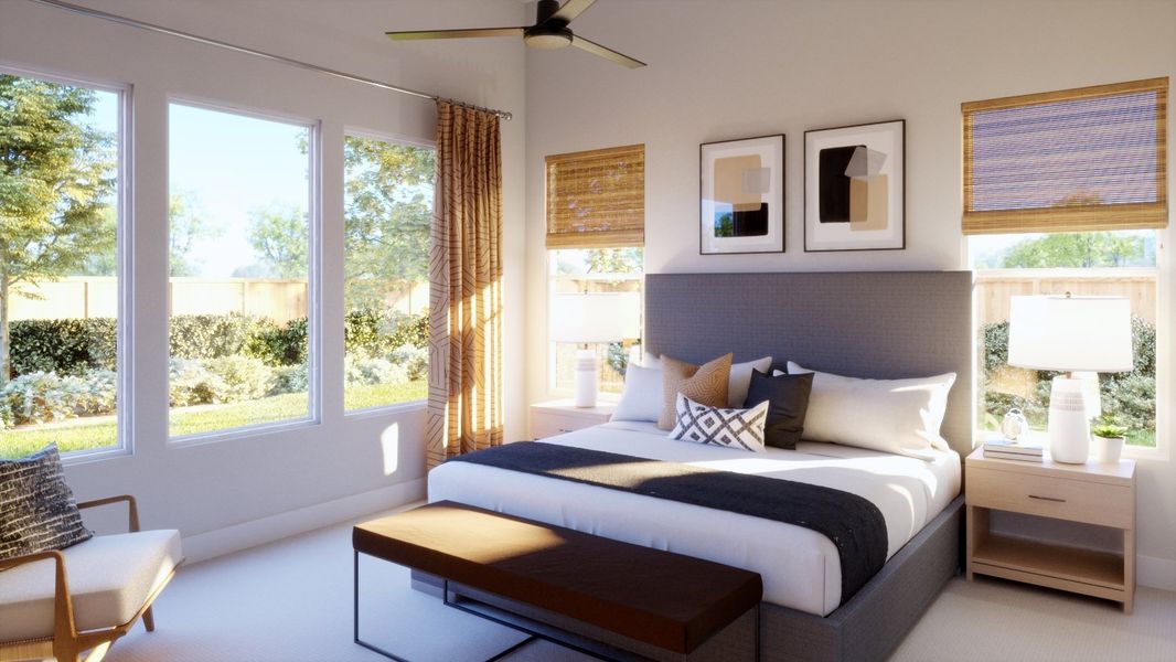 Representative furnished interior of a home built from the 4061 by Risewell Homes in Bluff Haven, Georgetown (Image 12).