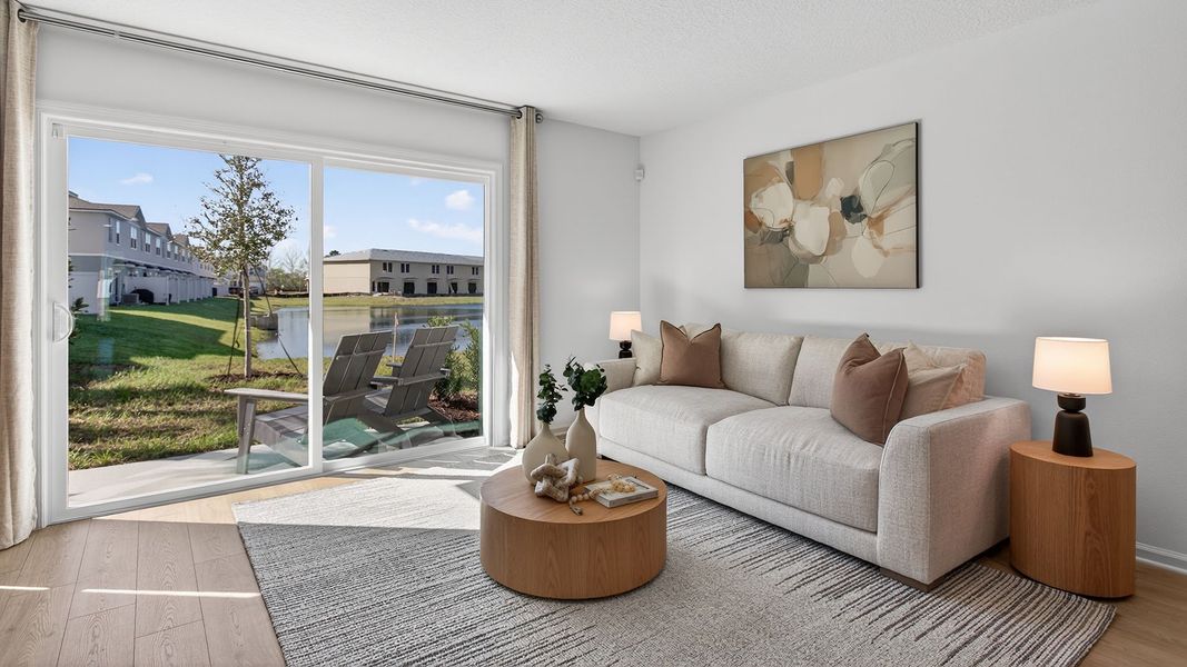 Representative furnished interior of a home built from the Sage by D.R. Horton in Corsair, Middleburg (Image 11).