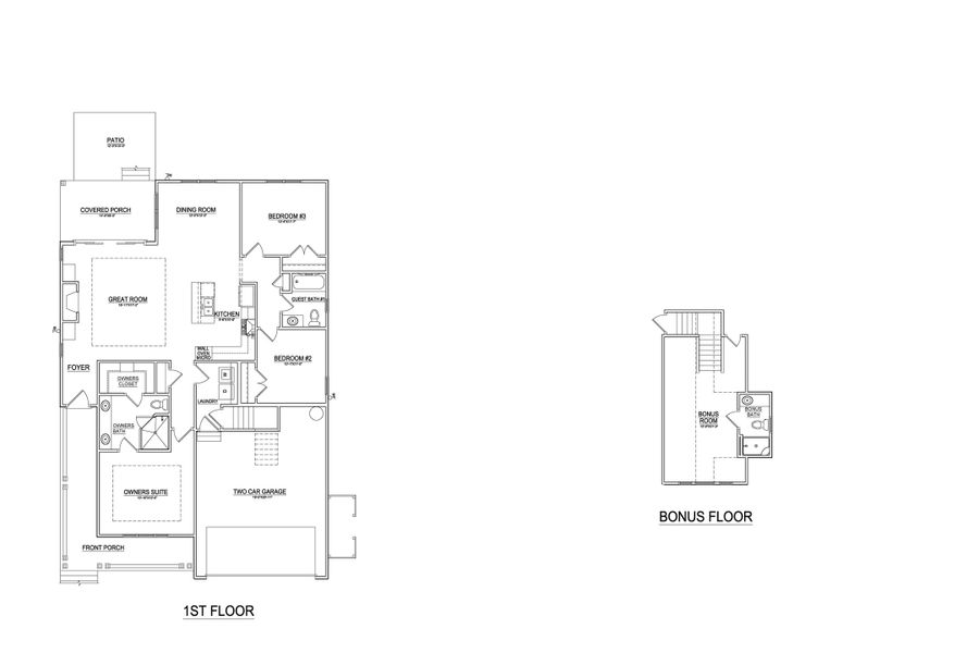 2D floor plan layout of this home in The Sanctuary at Sunset Beach, Sunset Beach, NC (Image 3).