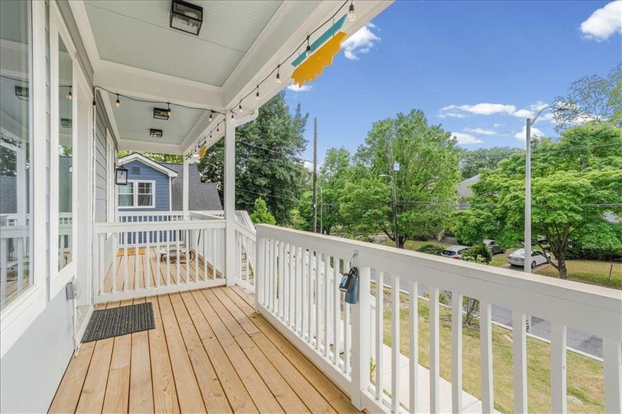 Exterior details and patio area of a home in , Atlanta (Image 3).
