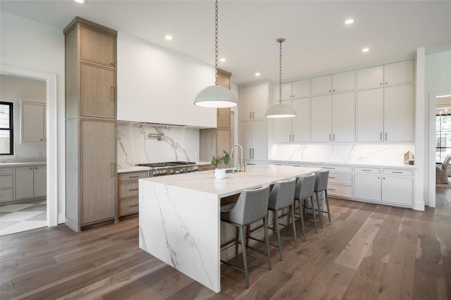 Furnished interior view inside a new home in , Houston (Image 10).