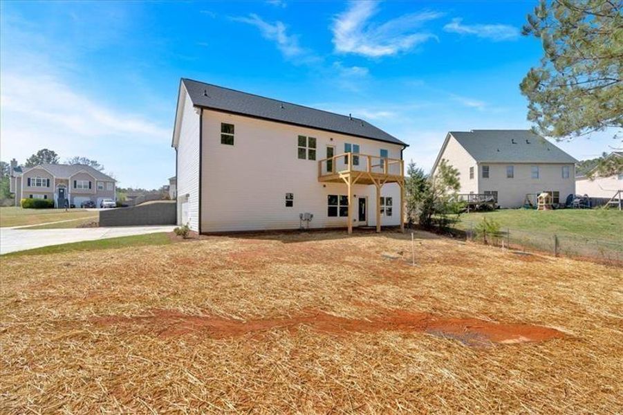 Exterior details and patio area of a home in , Douglasville (Image 16). Exterior details and patio area of a home in , Douglasville (Image 16).