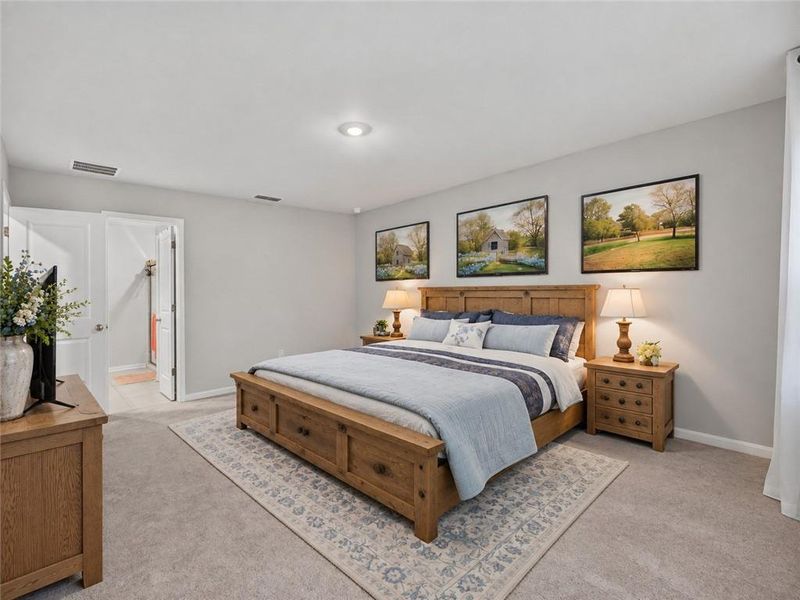 Furnished interior view inside a new home in , Gainesville (Image 16).