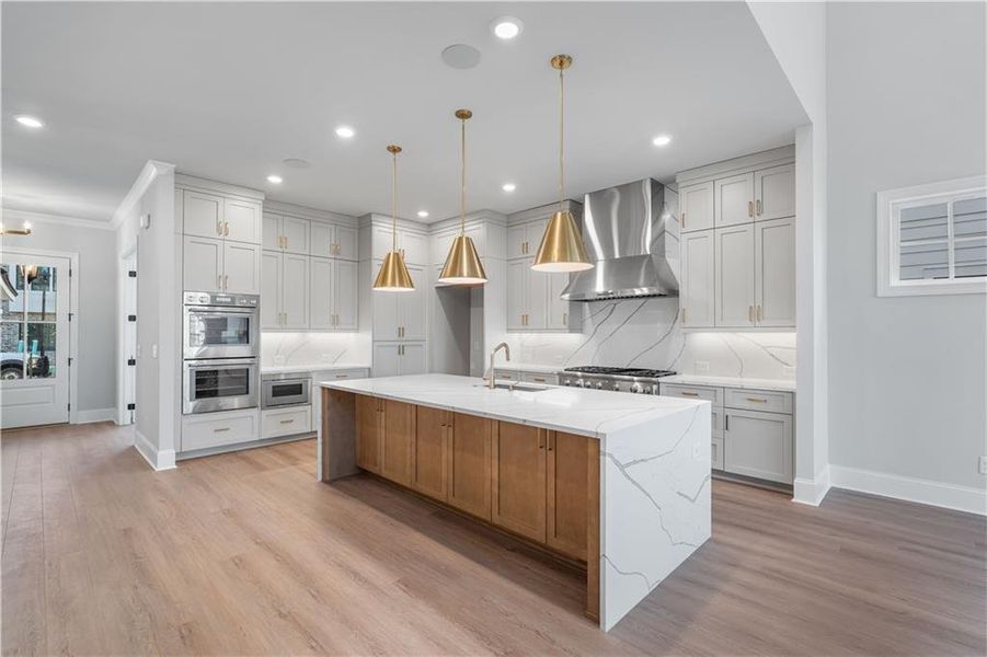 Furnished interior view inside a new home in Waterside Single Family, Peachtree Corners (Image 37).