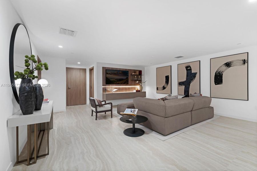 Furnished interior view inside a new home in , Bay Harbor Islands (Image 18). Furnished interior view inside a new home in , Bay Harbor Islands (Image 18).