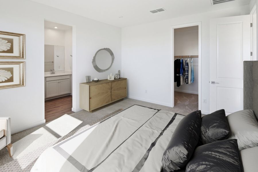 Furnished interior view inside a new home in Willows at Bella Vista Farms, San Tan Valley (Image 10).