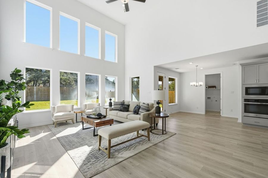 Furnished interior view inside a new home in Parkside on the River 60s, Georgetown (Image 6).
