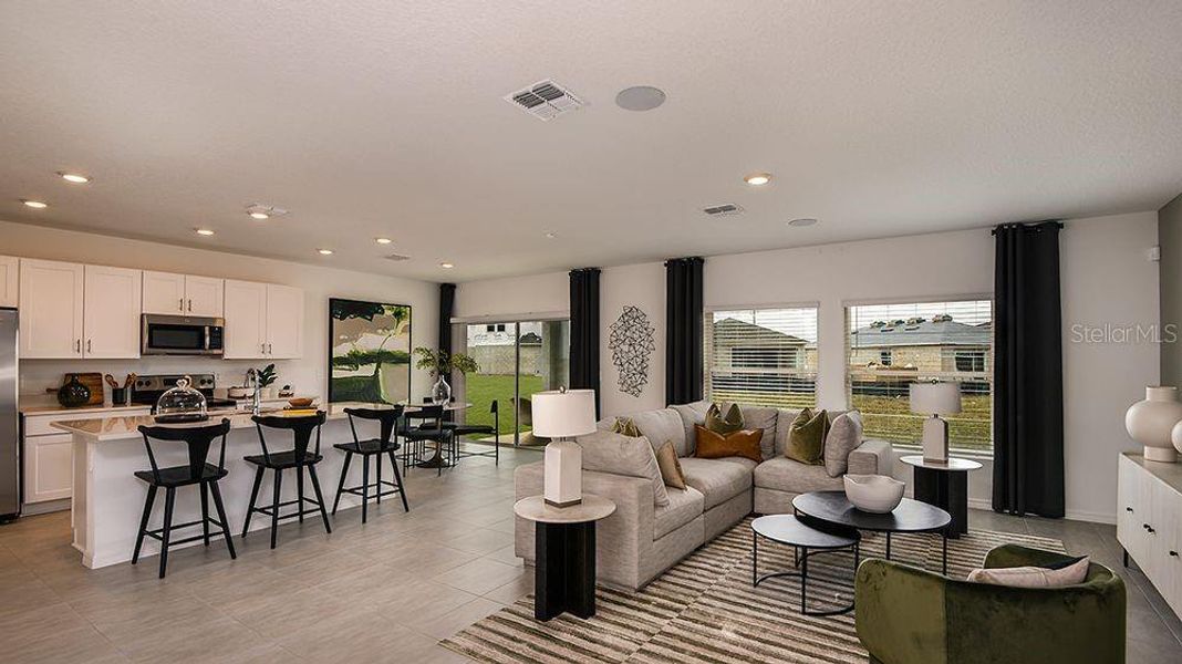 Furnished interior view inside a new home in Marion Creek, Haines City (Image 3).