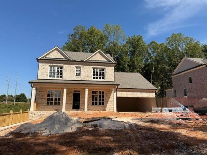 In-progress construction of a new home in , Buford, GA (Image 5).