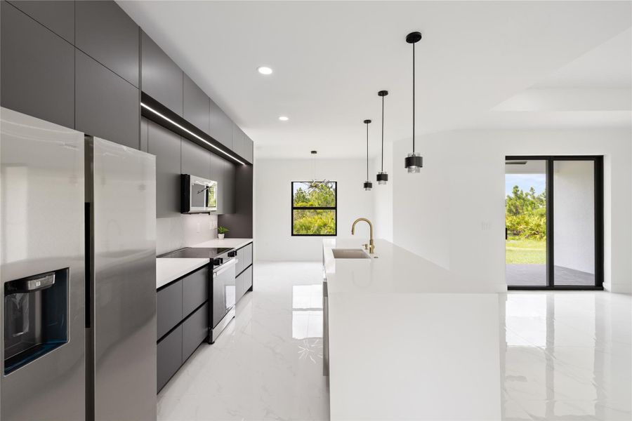 Furnished interior view inside a new home in , Lehigh Acres (Image 10).