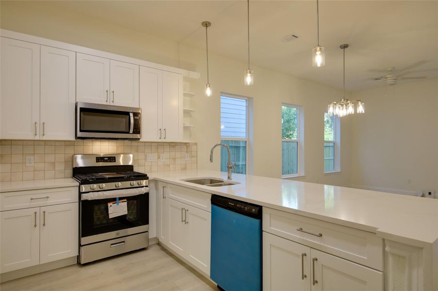 Furnished interior view inside a new home in , Houston (Image 7). Furnished interior view inside a new home in , Houston (Image 7).