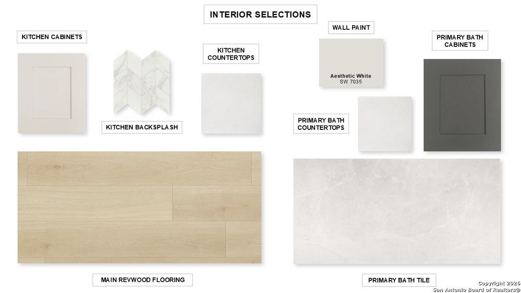 Sample of building materials used in homes in Cibolo Valley Heights 65', Cibolo (Image 26).