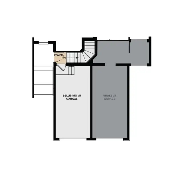 2D floor plan layout of this home in Esplanade by the Islands, Naples, FL (Image 4).