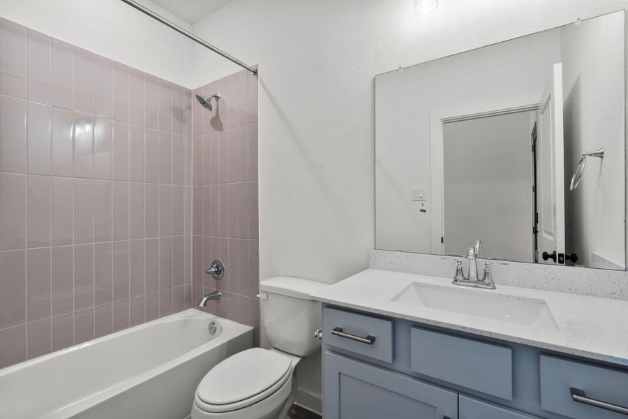 Furnished interior view inside a new home in Bridgeland 45', 50', 70', Cypress (Image 12).