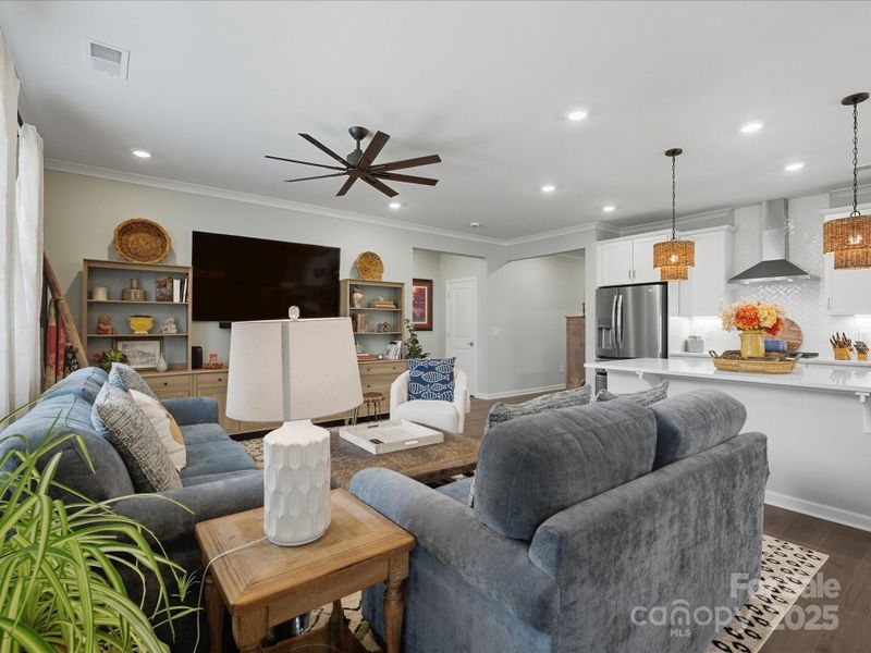 Furnished interior view inside a new home in Wilson Creek Classic Series, Indian Land (Image 28). Furnished interior view inside a new home in Wilson Creek Classic Series, Indian Land (Image 28).