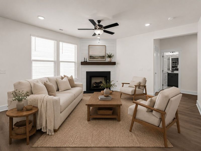 Furnished interior view inside a new home in Woods Crossing, Gallatin (Image 10). Furnished interior view inside a new home in Woods Crossing, Gallatin (Image 10).