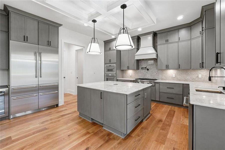 Furnished interior view inside a new home in , Atlanta (Image 10).