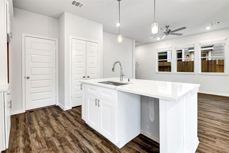 Furnished interior view inside a new home in Aldine Pines, Houston (Image 7).