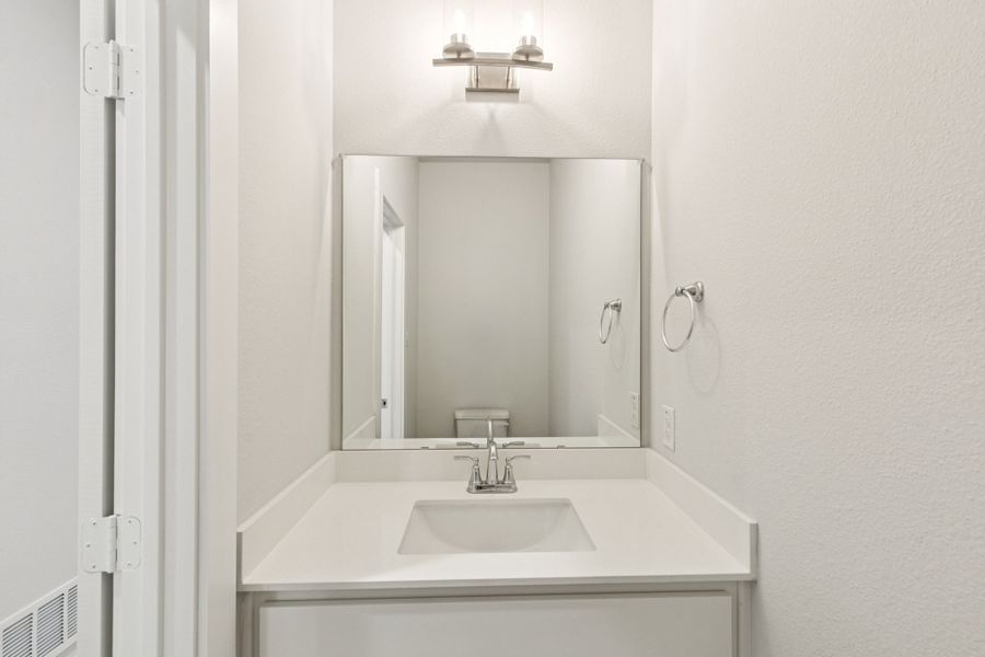 Bathroom in the Mercury home plan by Trophy Signature Homes – REPRESENTATIVE PHOTO Bathroom in the Mercury home plan by Trophy Signature Homes – REPRESENTATIVE PHOTO