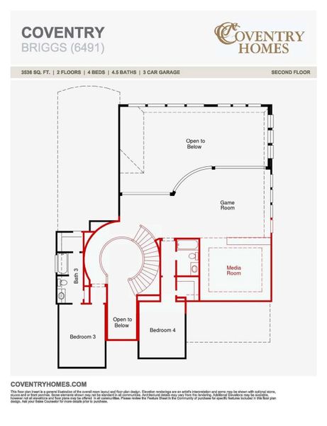 2D floor plan layout of this home in COLTON, Todd Mission, TX (Image 3).