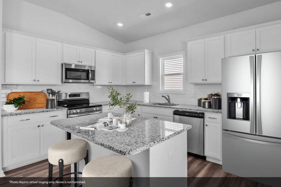 Furnished interior view inside a new home in Hanes Lake, Winston-Salem (Image 5). Furnished interior view inside a new home in Hanes Lake, Winston-Salem (Image 5).