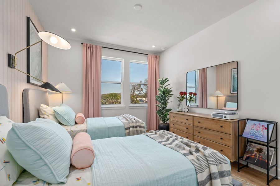 Representative furnished interior of a home built from the Seaglass by Tri Pointe Homes in EvenTide, New Smyrna Beach (Image 44).