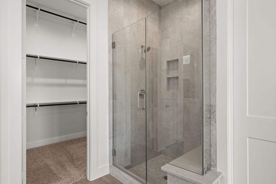 Representative furnished interior of a home built from the Malani – 60′ Lot by Chesmar Homes in Wildrye, Waller (Image 7).