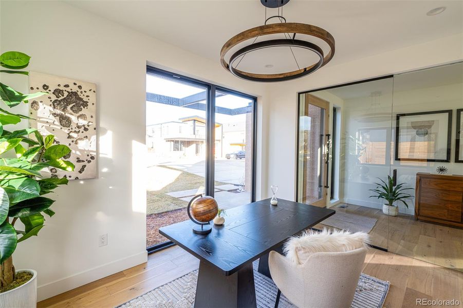 Furnished interior view inside a new home in , Boulder (Image 8). Furnished interior view inside a new home in , Boulder (Image 8).