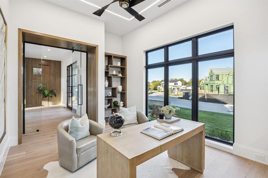 Furnished interior view inside a new home in , Southlake (Image 11). Furnished interior view inside a new home in , Southlake (Image 11).