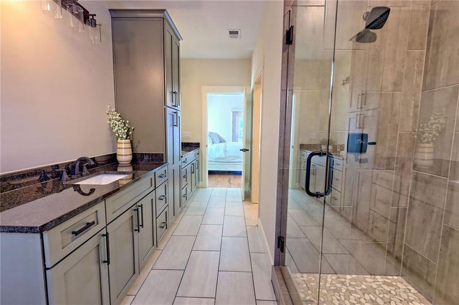 Furnished interior view inside a new home in , Hiawassee (Image 30).