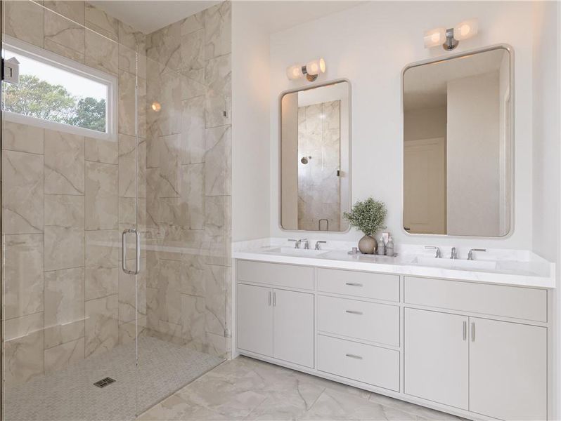 Furnished interior view inside a new home in Aberdeen, Hoschton (Image 7).