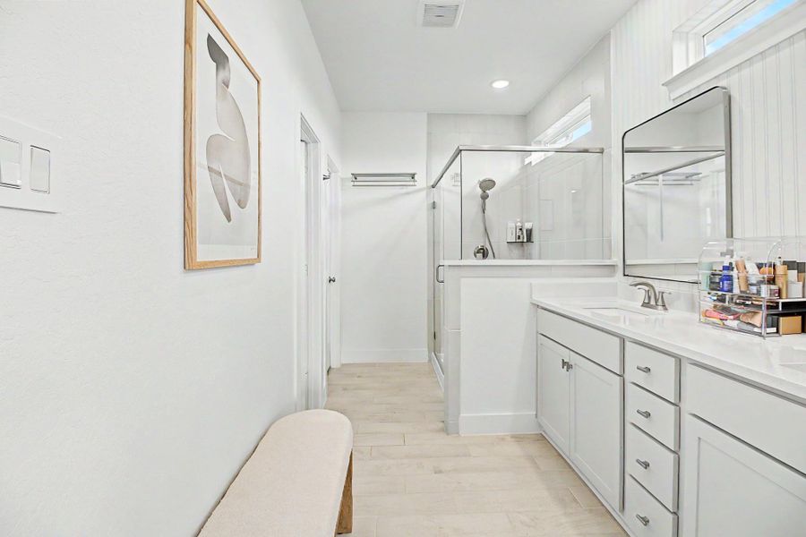 Furnished interior view inside a new home in , Cypress (Image 7).