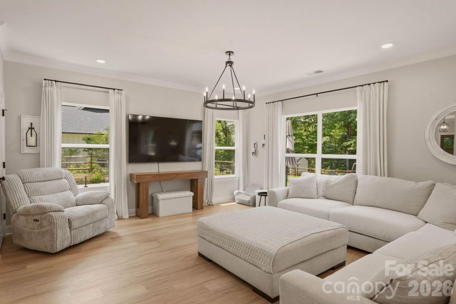 Furnished interior view inside a new home in , Troutman (Image 14).